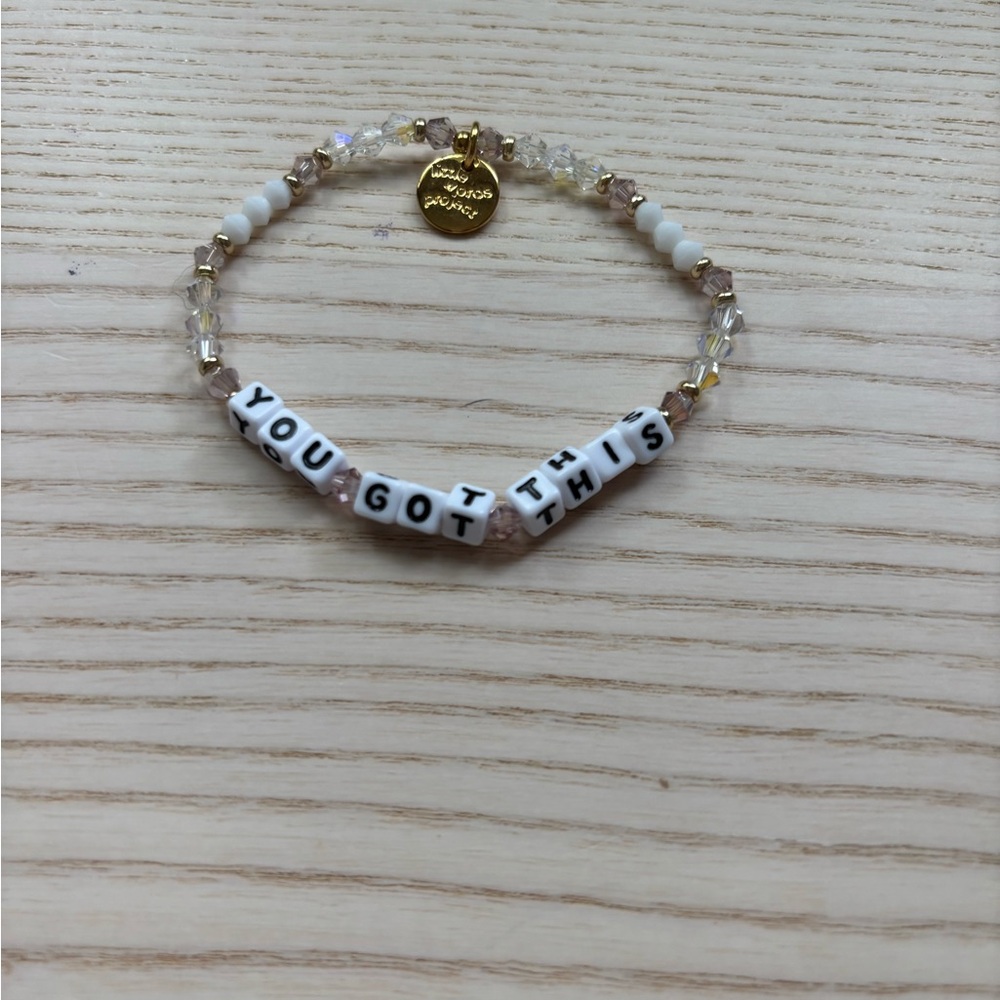 Inspirational Kids Bracelet with Gold Charm